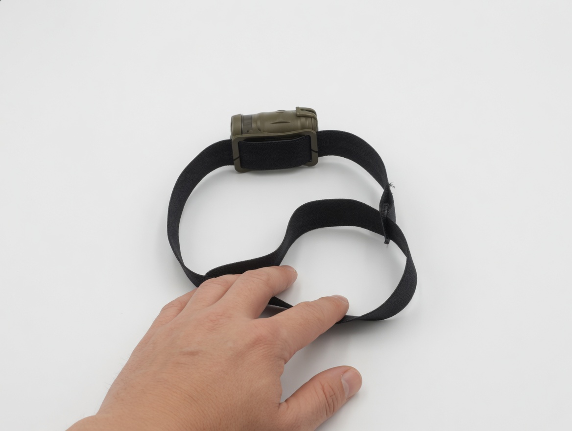 Headlamp strap separated at the adjustment buckle